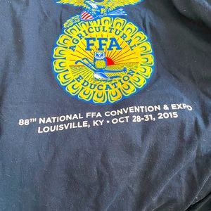 Navy FFA Souvenir 2015 Conference shirt. XL long sleeve shirt.